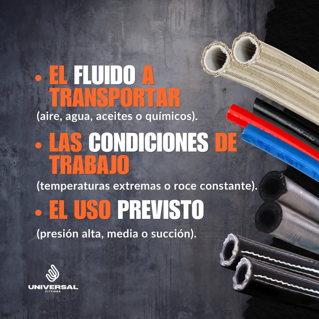 tipos de mangueras
