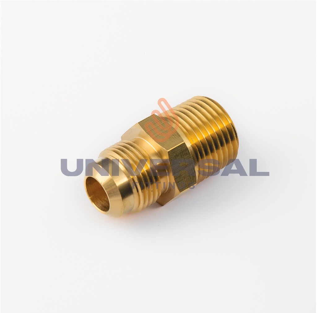 U-48F-04-04 Conector Recto Flared 45º Terminal Macho de 1/4" x 1/4" NPT