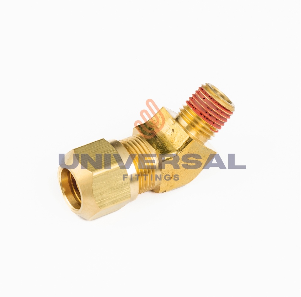 U-4-474F-06-06 Conector Codo 45º Terminal Macho NTA 3/8" OD x 3/8" NPT