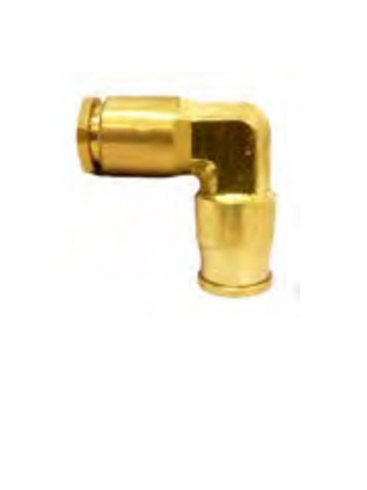 UQ70-DOT-04-06 Codo 90º Rápido PUSH IN DOT Terminal Hembra 1/4" OD x 3/8" NPT