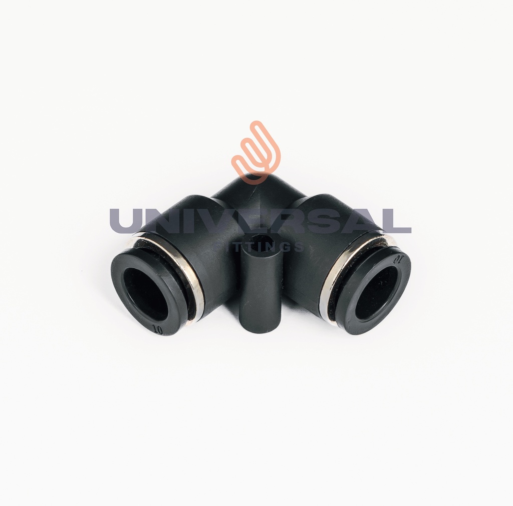 MUQP65-P-12 Codo 90º Unión Rápido Plástico 12MM"