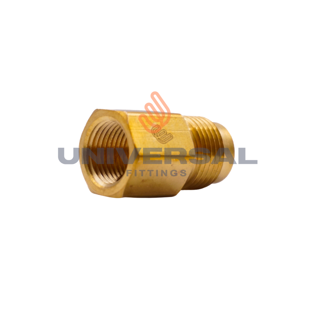 U-46F-04-02 Conector Recto Flared 45º Terminal Hembra de 1/4" x 1/8" NPT