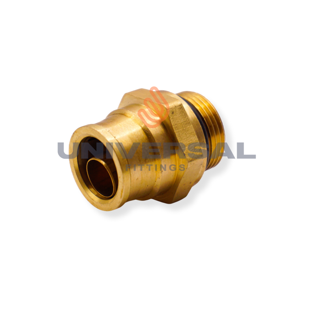 UQM68-DOT-06-M14 Conector Rápido Recto PUSH IN DOT Terminal Macho Milimétrico 3/8" OD x M14