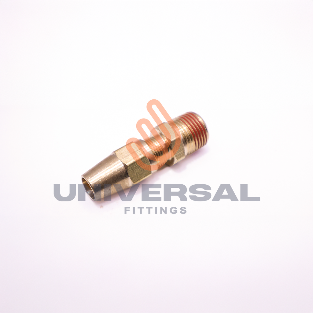 U-468F-06-04 Conector Macho Tubo de Cobre 3/8" a 1/4" NPT