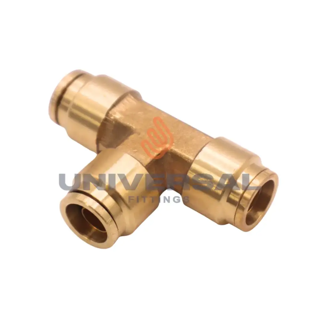 MUQ64-DOT-6MM Tee Unión Rápida Milimétrica PUSH IN DOT 6MM OD