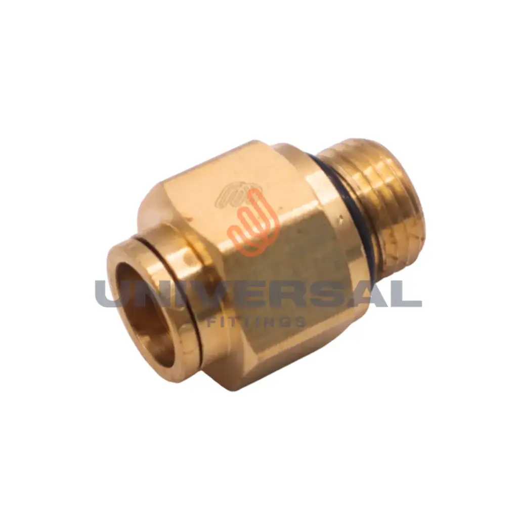 MUQM68-DOT-12MM-M12 Conector Rápido Recto PUSH IN DOT Terminal Macho Milimétrico 12MM OD x M12