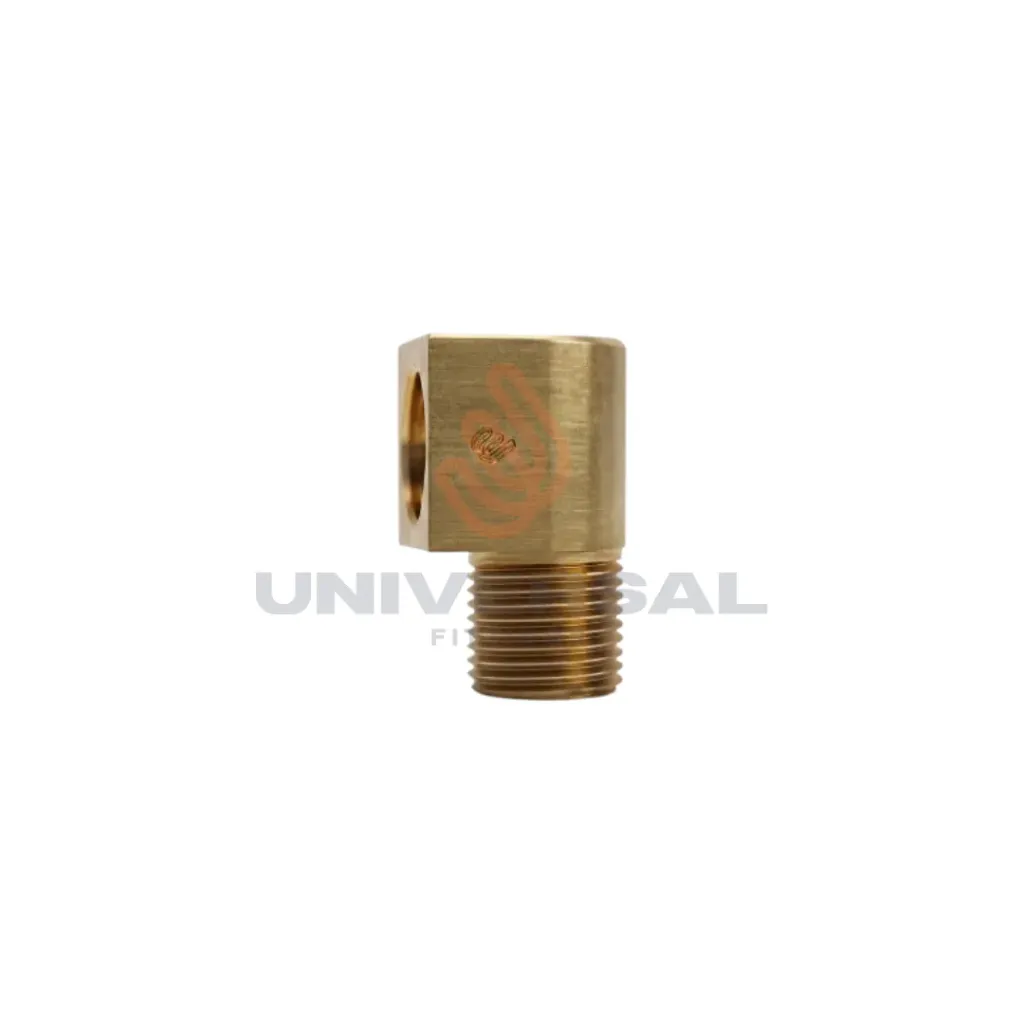 U-49W-06-06 Conector Codo 90º Terminal Macho 3/8" Flared 45º Invertido x 3/8" NPT