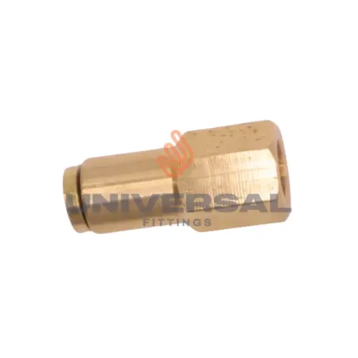 UQ66-DOT-04-04 Conector Rápido Recto PUSH IN DOT Terminal Hembra 1/4" OD x 1/4" NPT
