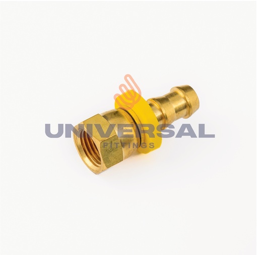 4LOC-5RFJSX Espiga Push-Lock 1/4" x Hembra Giratoria 5/16" JIC 37º / SAE 45º