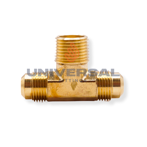 U-45F-04-04 Tee Terminal Macho al Centro Flared 45º de 1/4" x 1/4" NPT