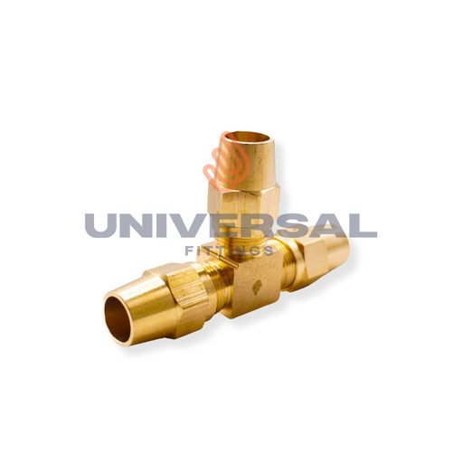 U-464F-06 Tee Unión Para Tubo de Cobre de 3/8"