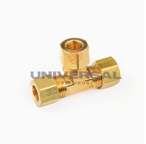 U-64F-06 Tee Unión de Compresión de 3/8"